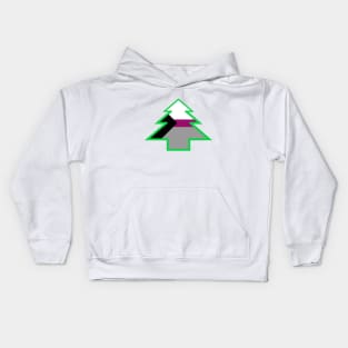 Demisexual Pride: Christmas Tree Kids Hoodie